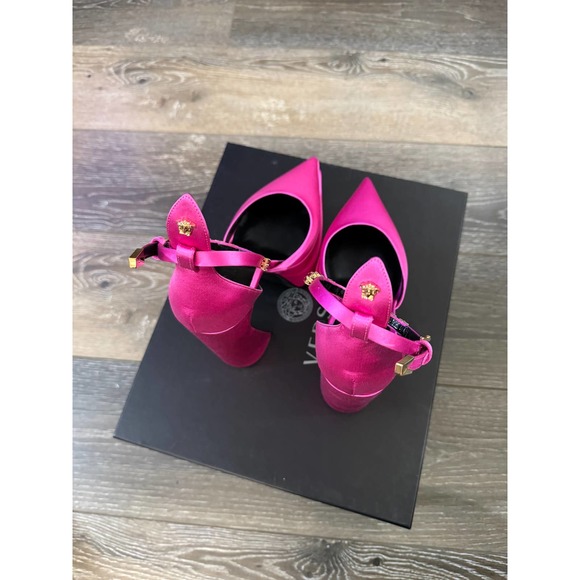 Versace Pink Platform Heels - Picture 6 of 9